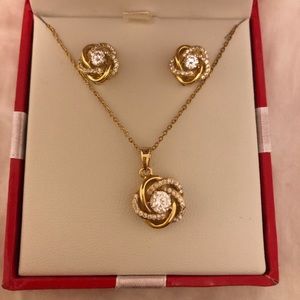 Macy’s necklace and earring set